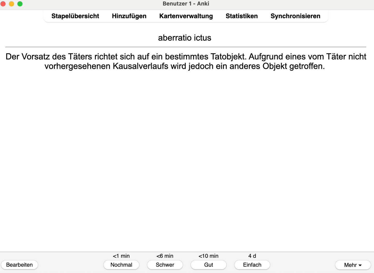 Strafrecht AT Definitionen Jura Jurastudent Karteikarten