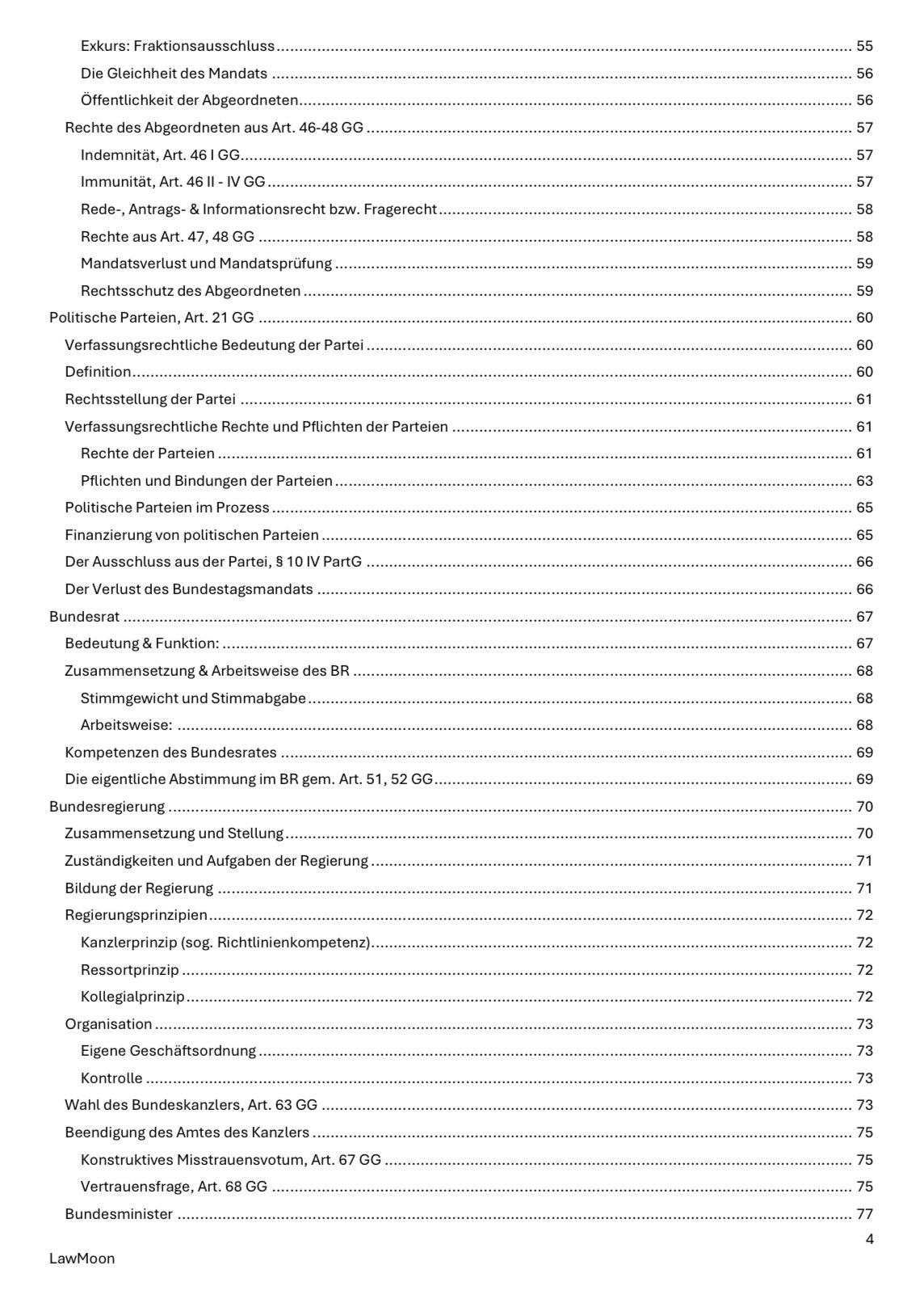 Juraskript, Staatsorganisationsrecht, Skript, Jurastudent