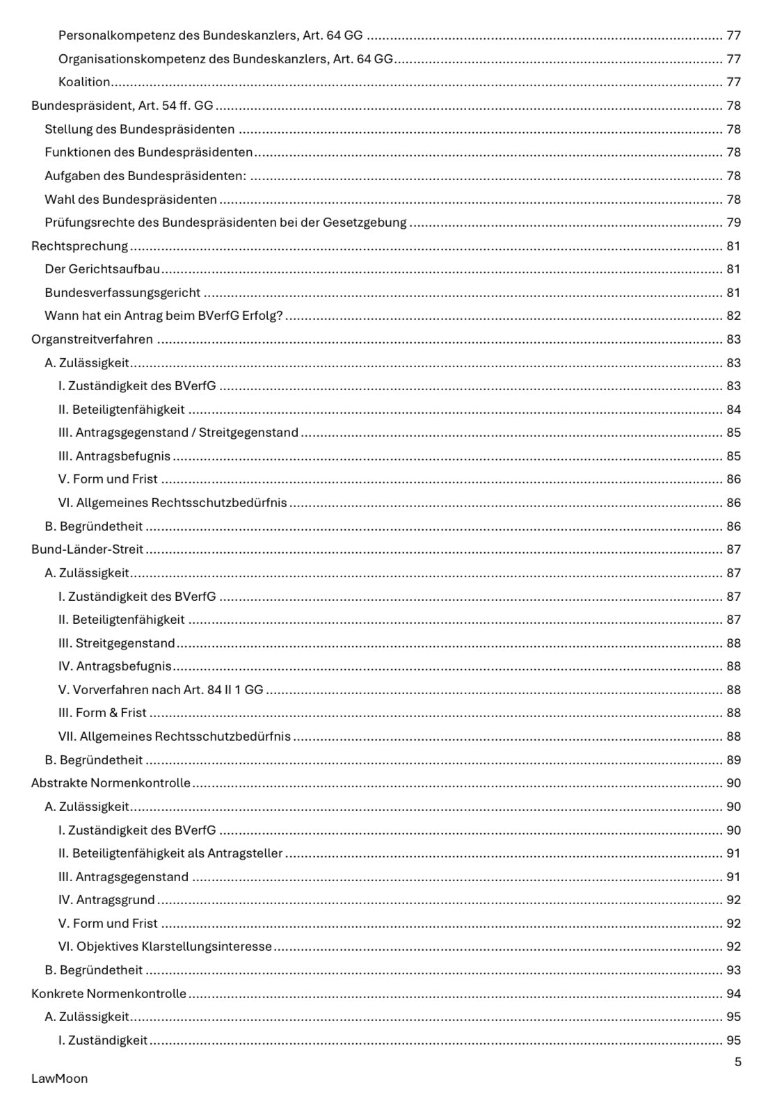 Juraskript, Staatsorganisationsrecht, Skript, Jurastudent