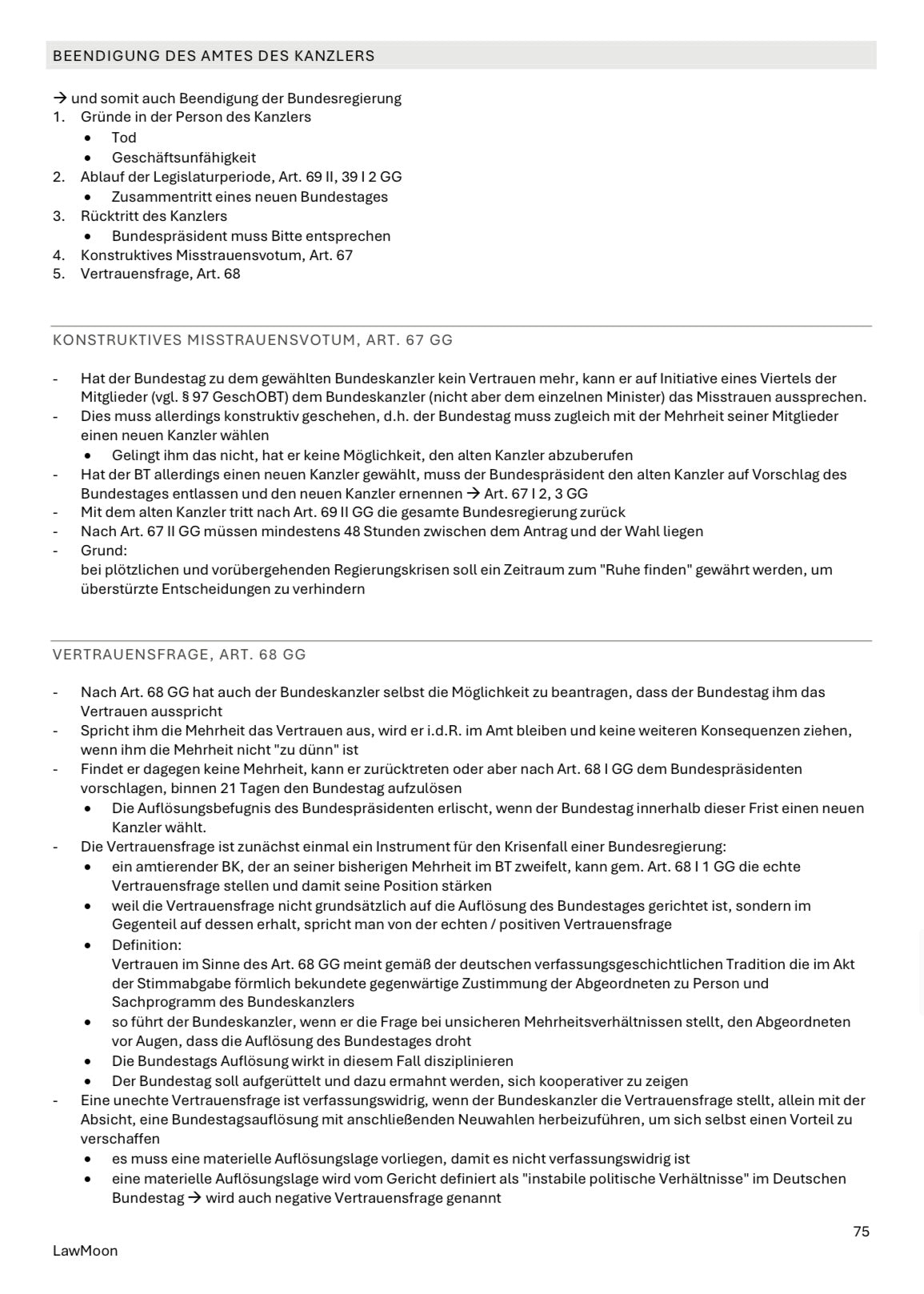 Juraskript, Staatsorganisationsrecht, Skript, Jurastudent