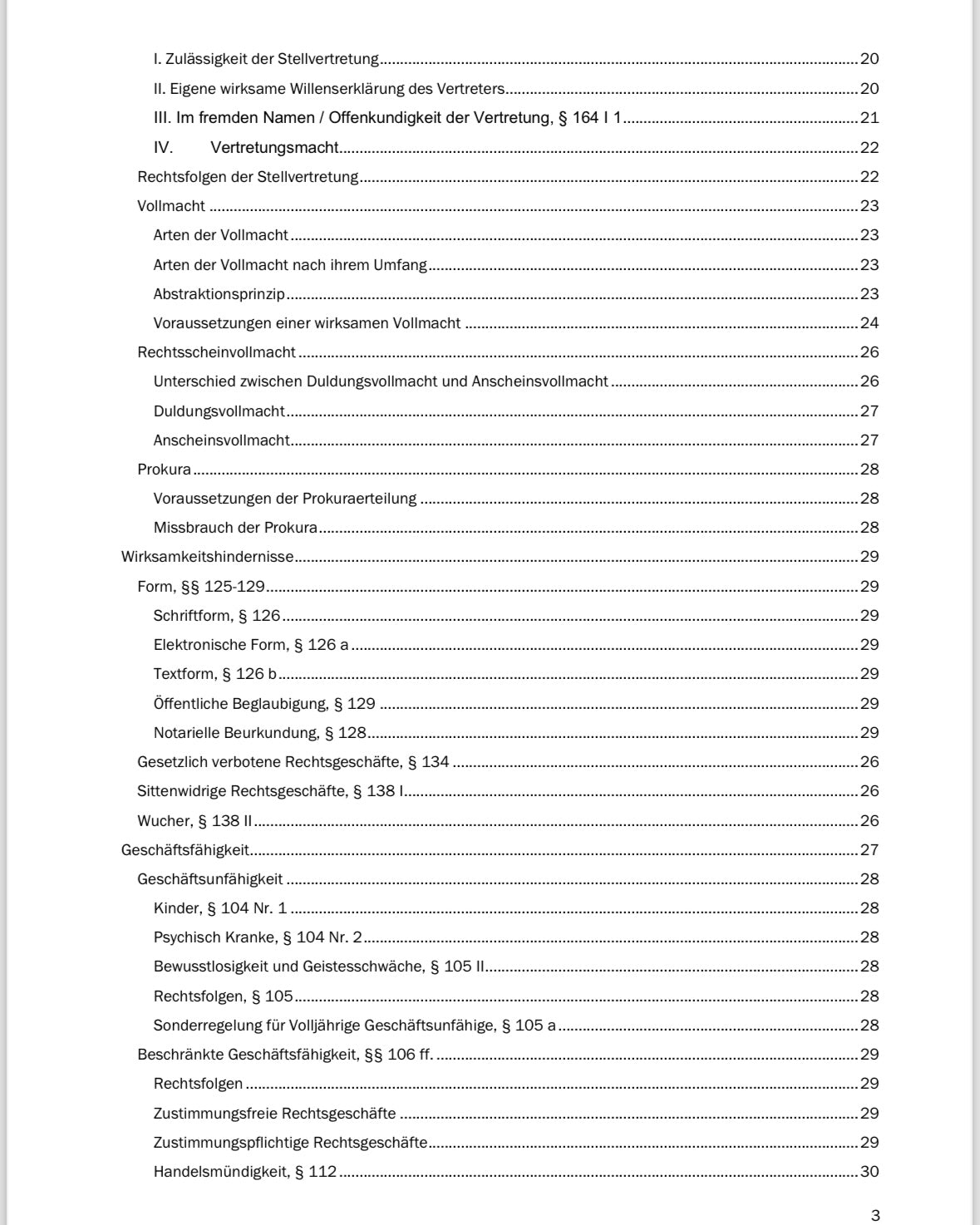 Lawmoon Skript für Student, Jurastudium, BGB AT