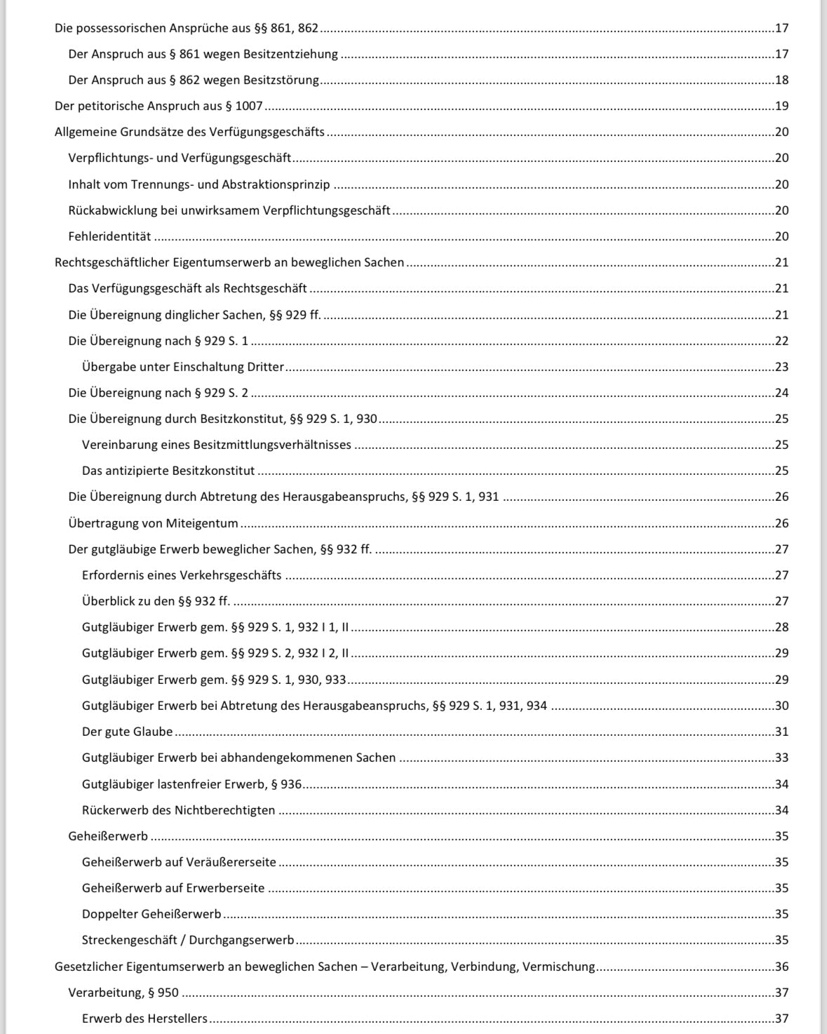 Lawmoon Skript für Student, Jurastudium, Sachenrecht