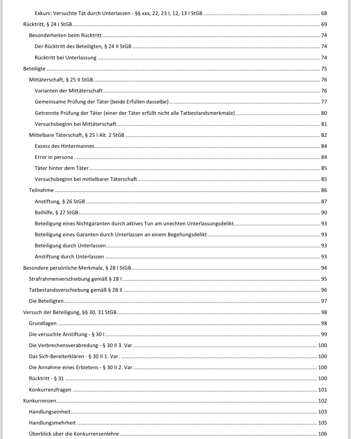 Lawmoon Skript für Student, Jurastudium, Strafrecht AT