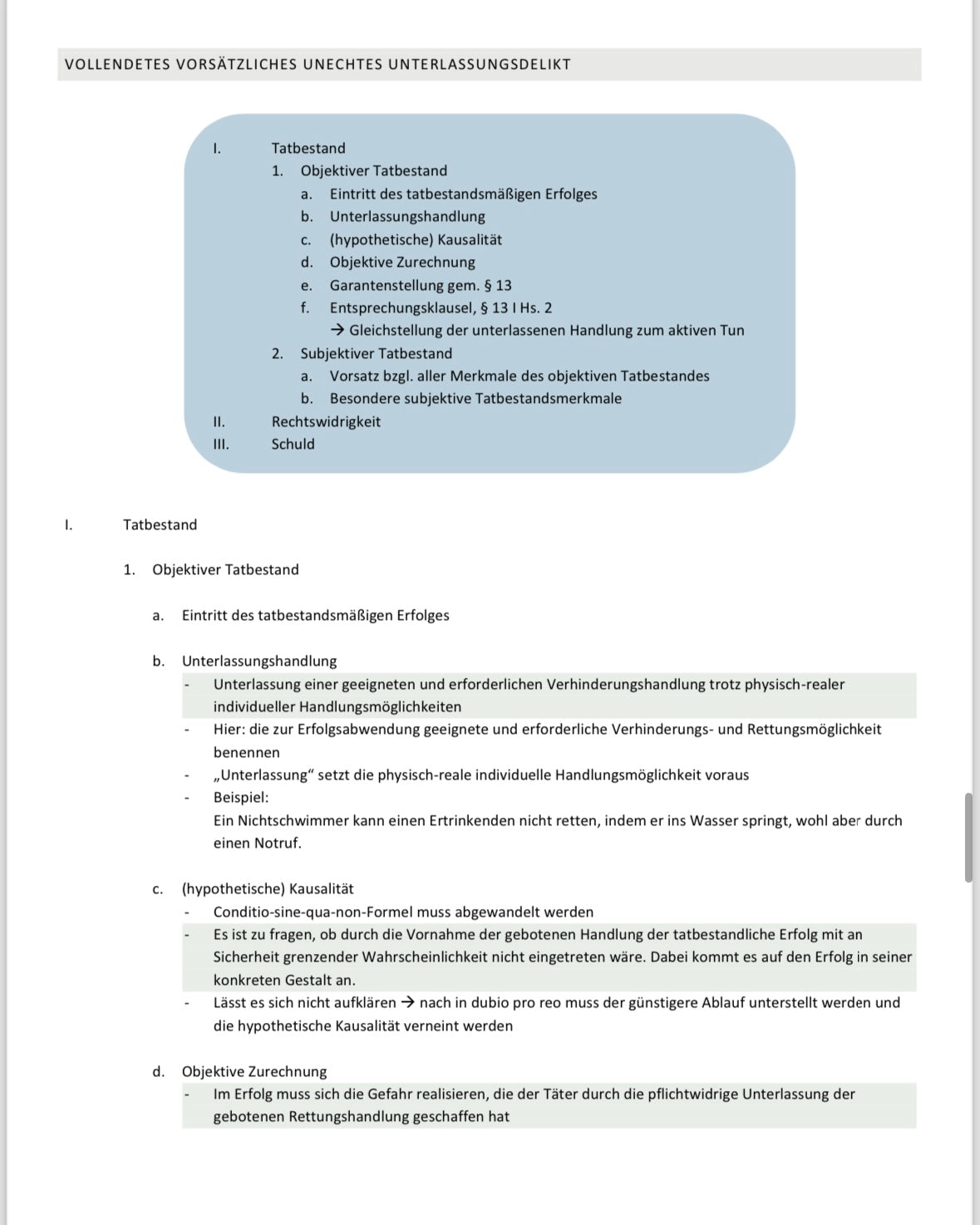 Lawmoon Skript für Student, Jurastudium, Strafrecht AT