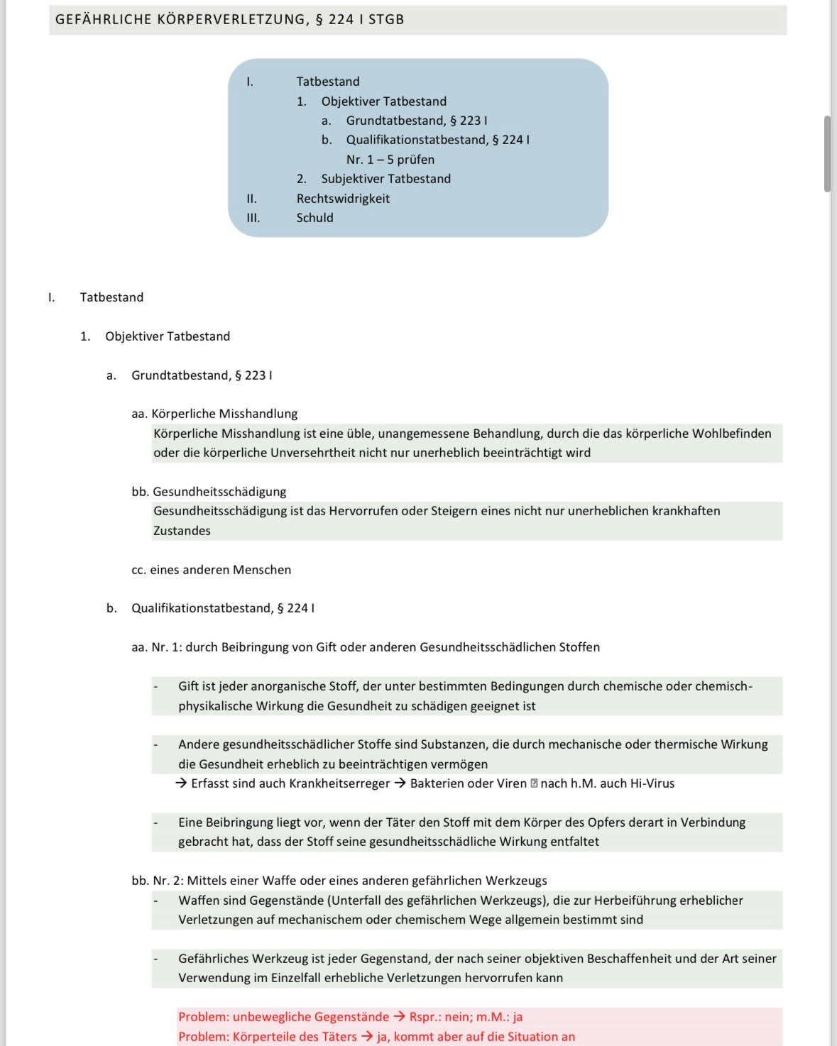 Lawmoon Skript für Student, Jurastudium, Strafrecht BT Nichtvermögensdelikte (NVD)