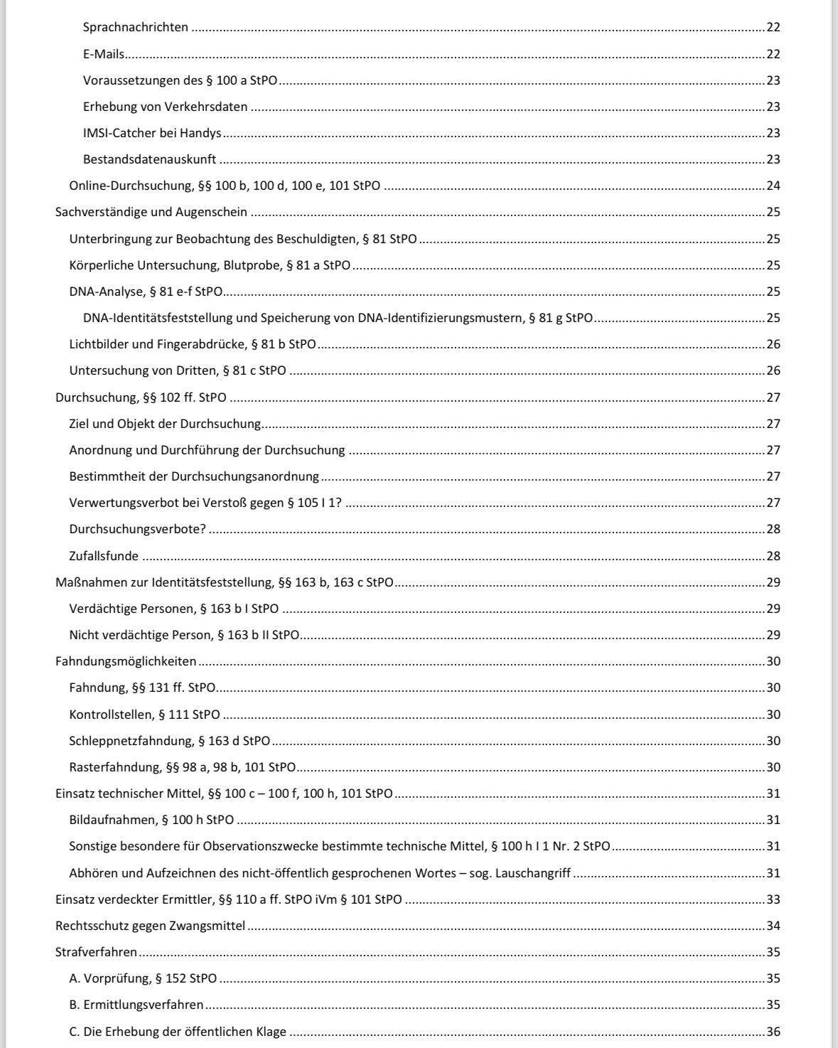 Lawmoon Skript für Student, Jurastudium, Strafprozessrecht