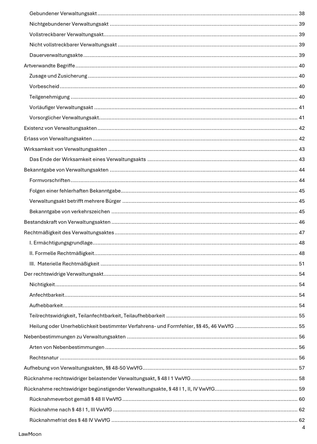 Verwaltungsrecht AT Skript, Student, Jurastudent, Jura