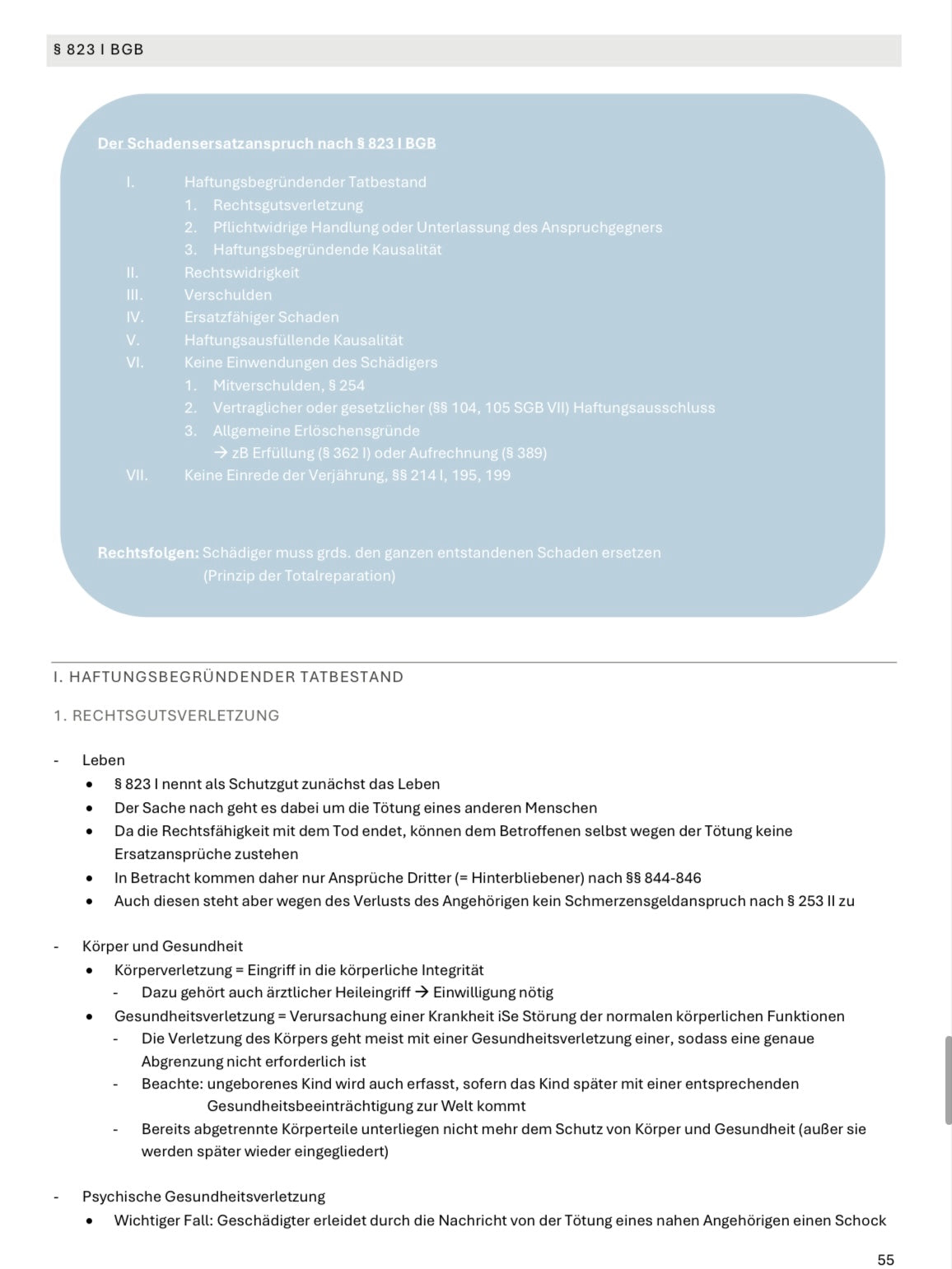 Schuldrecht BT, gesetzliche Schuldverhältnisse, GoA, Bereicheurngsrecht, Deliktsrecht, Leistungskondiktion, Delikt