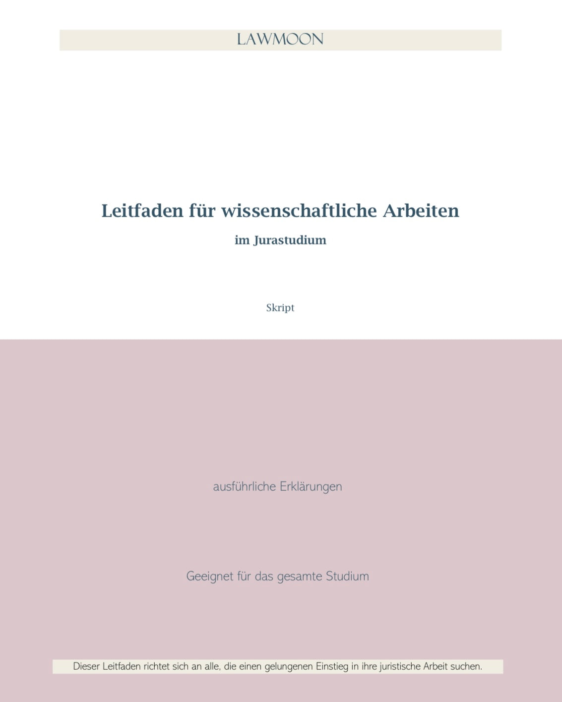 Leitfaden für wissenschaftliche Arbeiten
