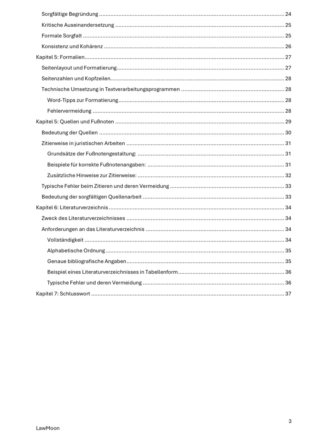 Leitfaden für wissenschaftliche Arbeiten