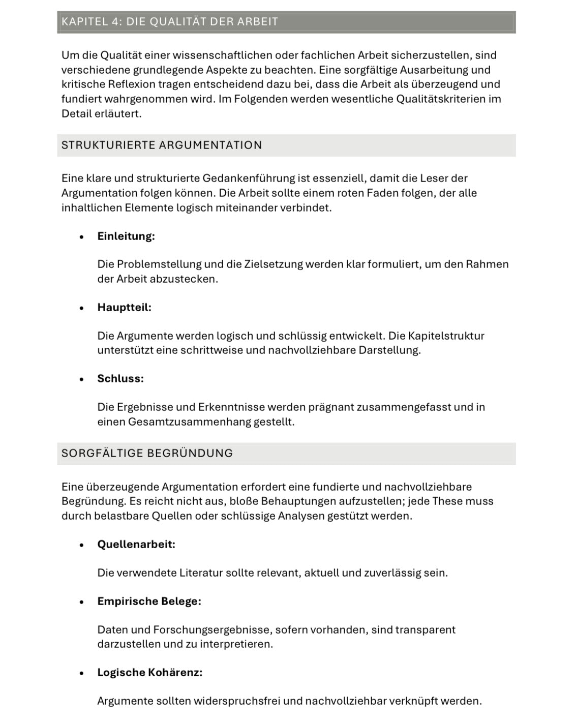 Leitfaden für wissenschaftliche Arbeiten