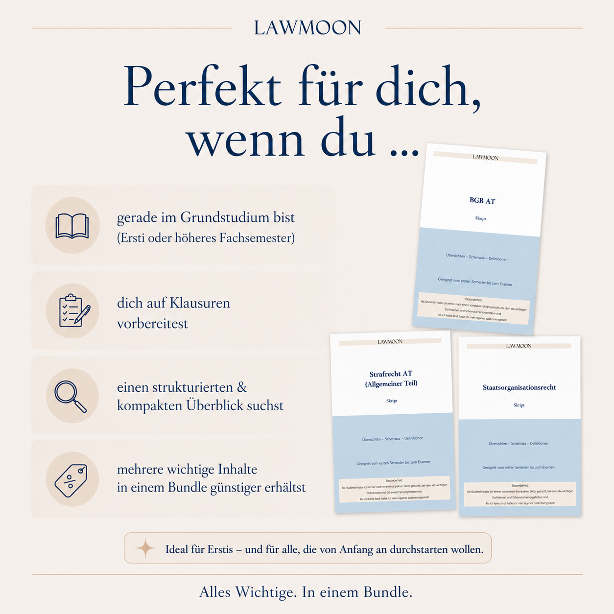 Basic Bundle 2 BGB AT Strafrecht AT Staatsorganisationsrecht Allgemeiner Teil Erste Erstsemester Jura Jurastudent 