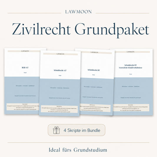 Zivilrecht Grundpaket BGB AT Schuldrecht AT Schuldrecht BT vertragliche Schuldverhältnisse, gesetzliche Schuldverhältnisse 