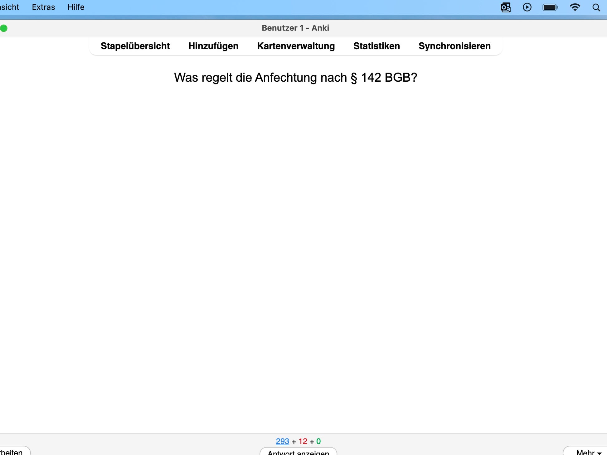 BGB AT Karteikarten ANKI Student Jura Jurakarteikarten
