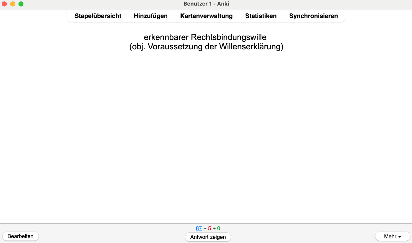 BGB AT Definitionen Jura Jurastudium Karteikarten 