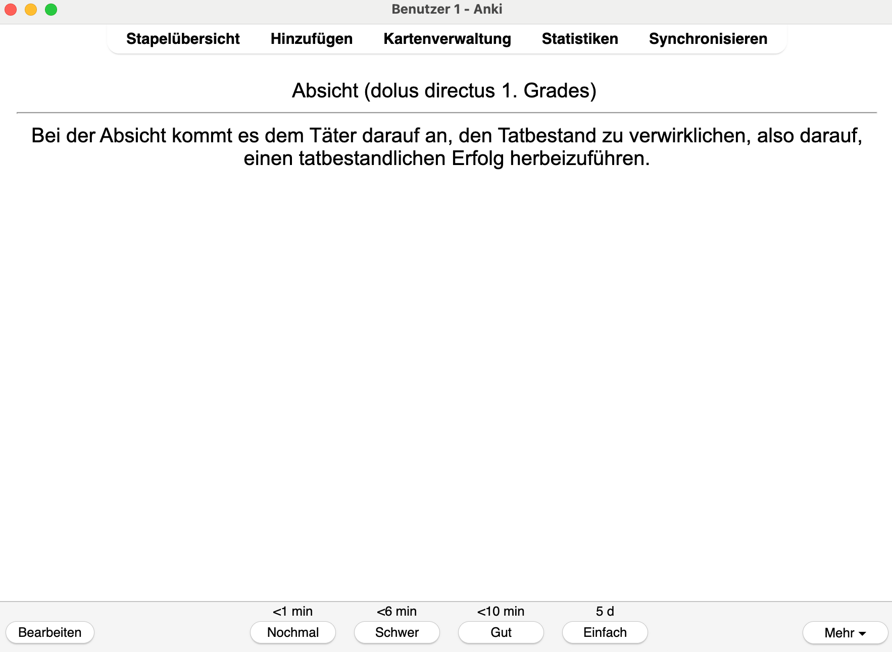Strafrecht AT Definitionen Jura Jurastudent Karteikarten 