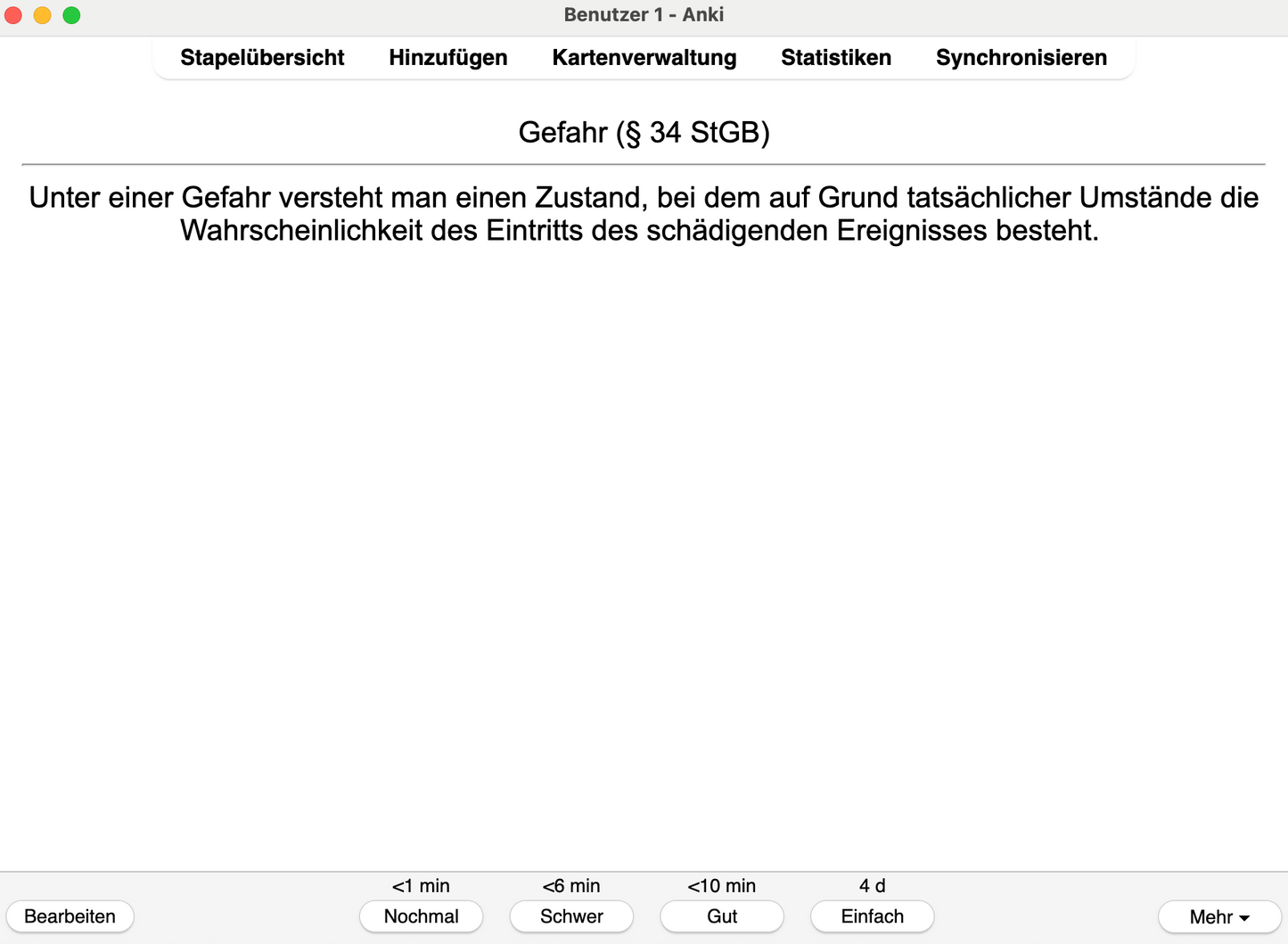Strafrecht AT Definitionen Jura Jurastudent Karteikarten 