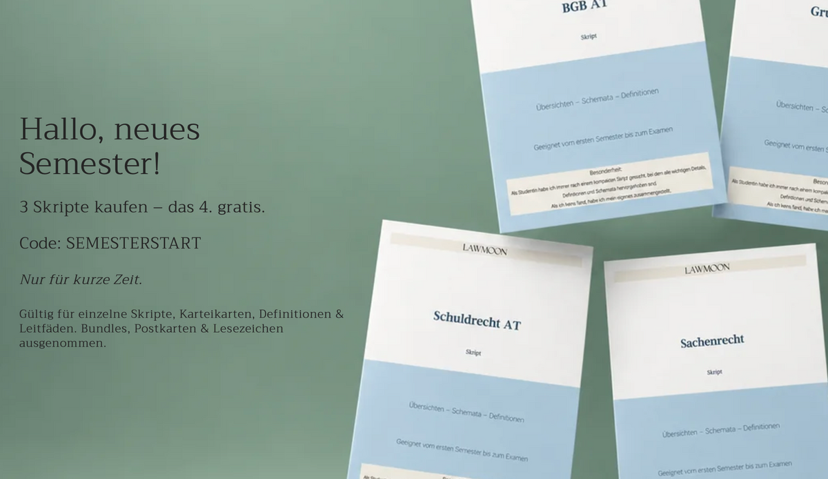 Hallo, neues Semester!