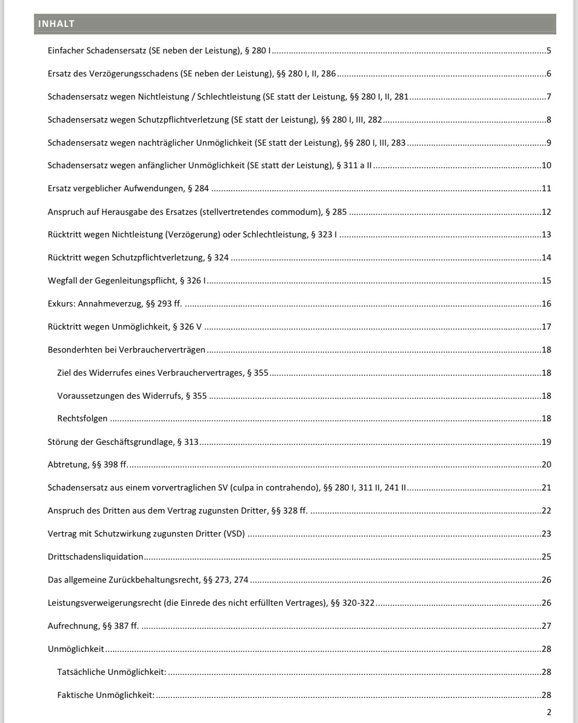 Lawmoon Skript für Student, Jurastudium, Schuldrecht AT