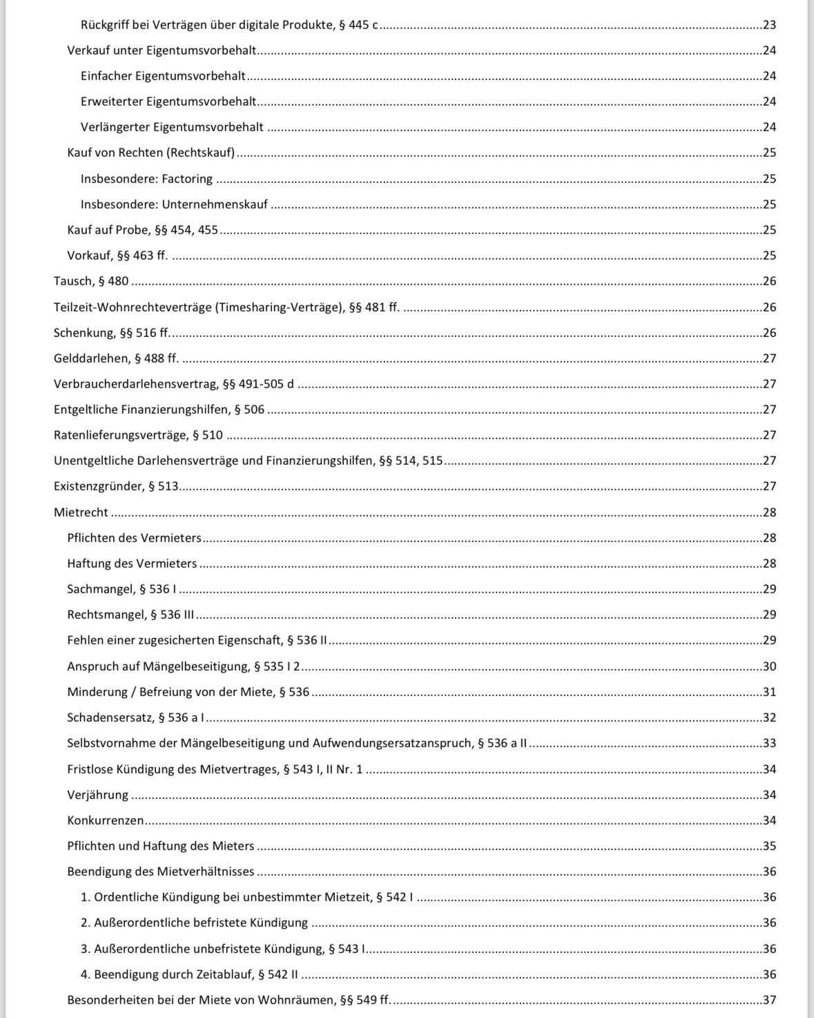 Lawmoon Skript für Student, Jurastudium, Schuldrecht BT