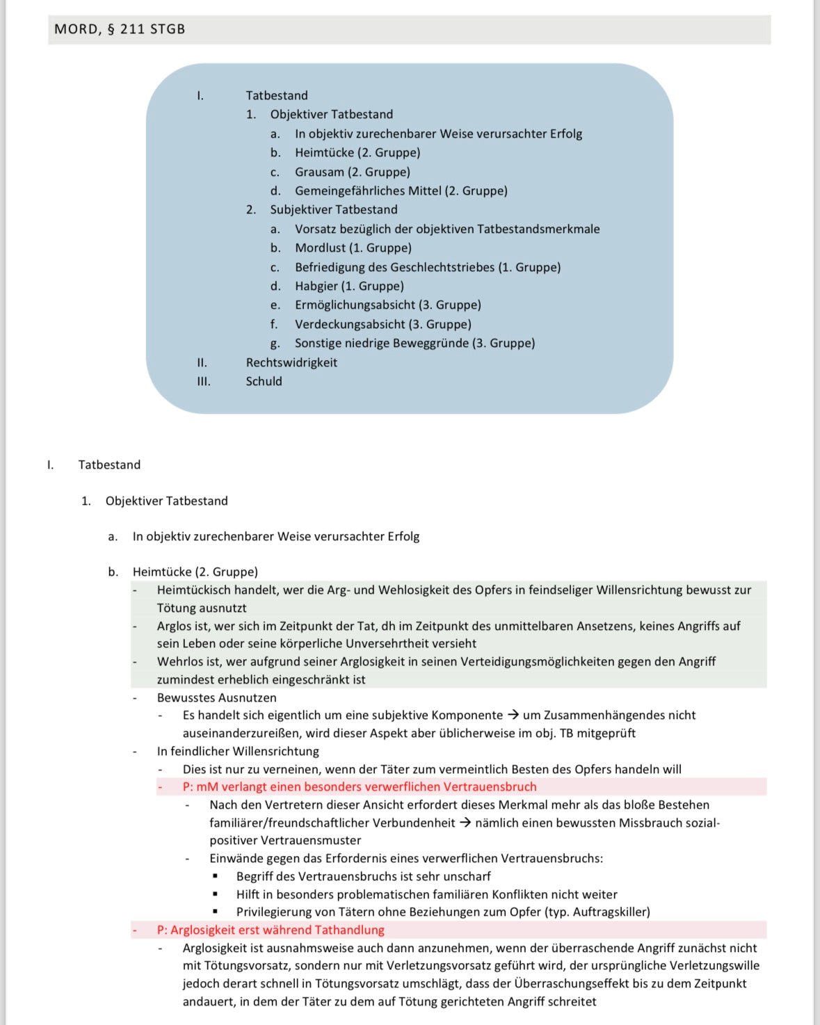 Lawmoon Skript für Student, Jurastudium, Strafrecht BT Nichtvermögensdelikte (NVD)