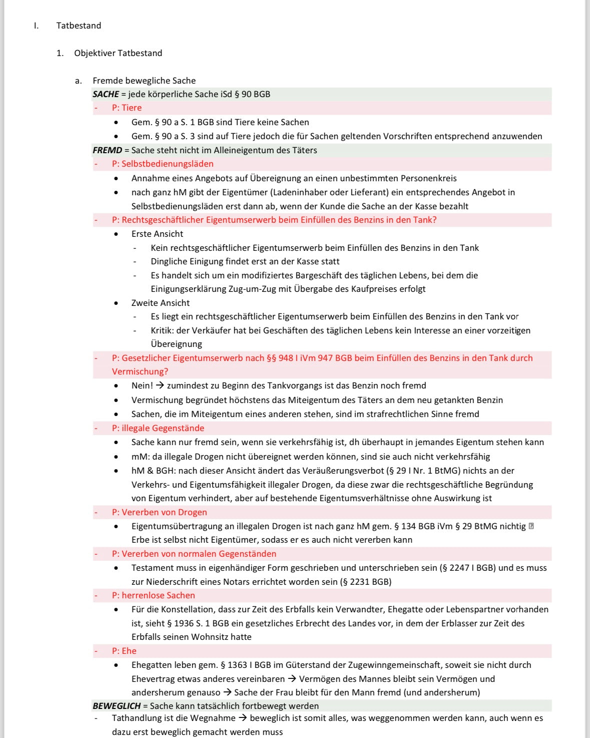 Lawmoon Skript für Student, Jurastudium, Strafrecht BT Vermögensdelikte (VD)