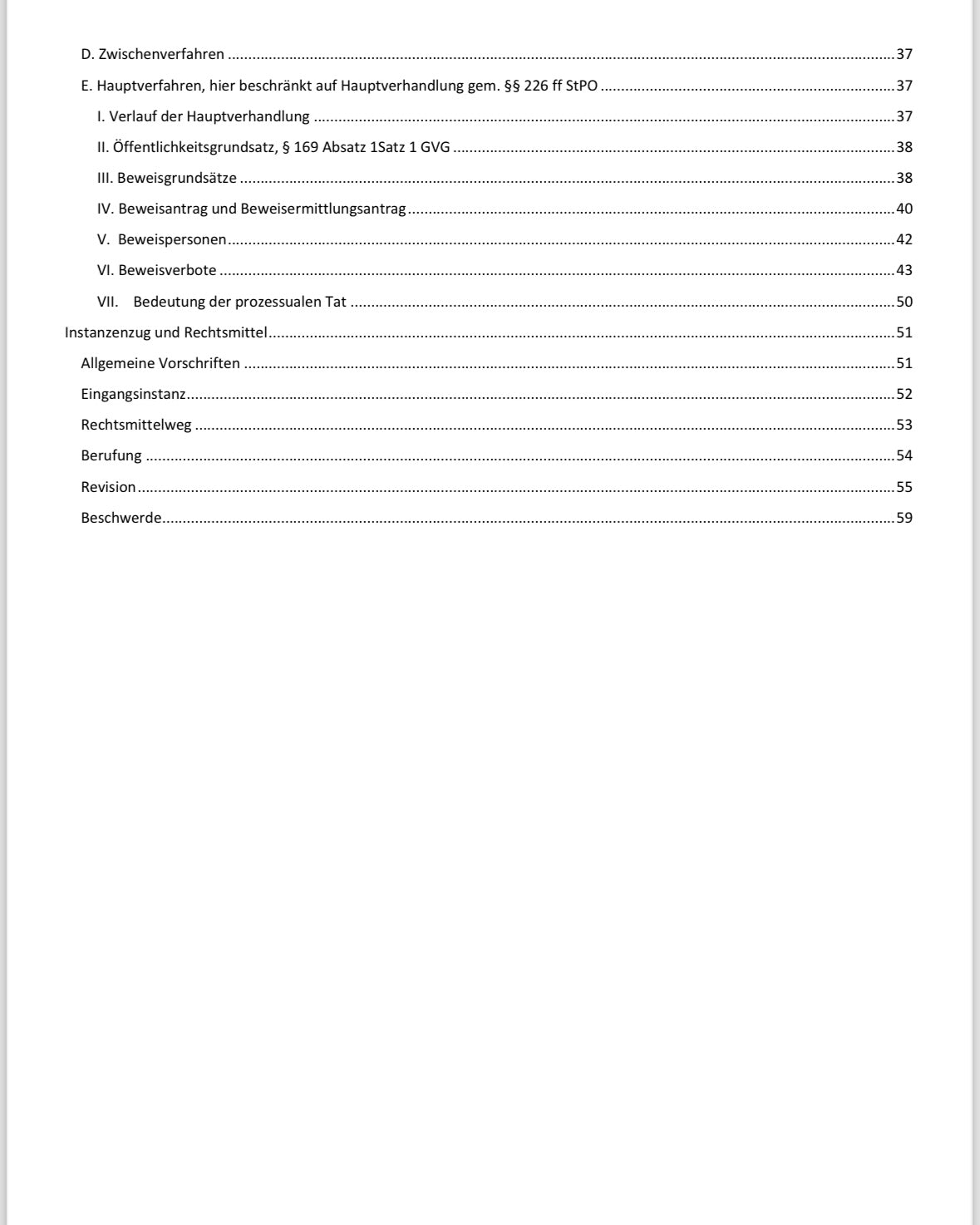 Lawmoon Skript für Student, Jurastudium, Strafprozessrecht 