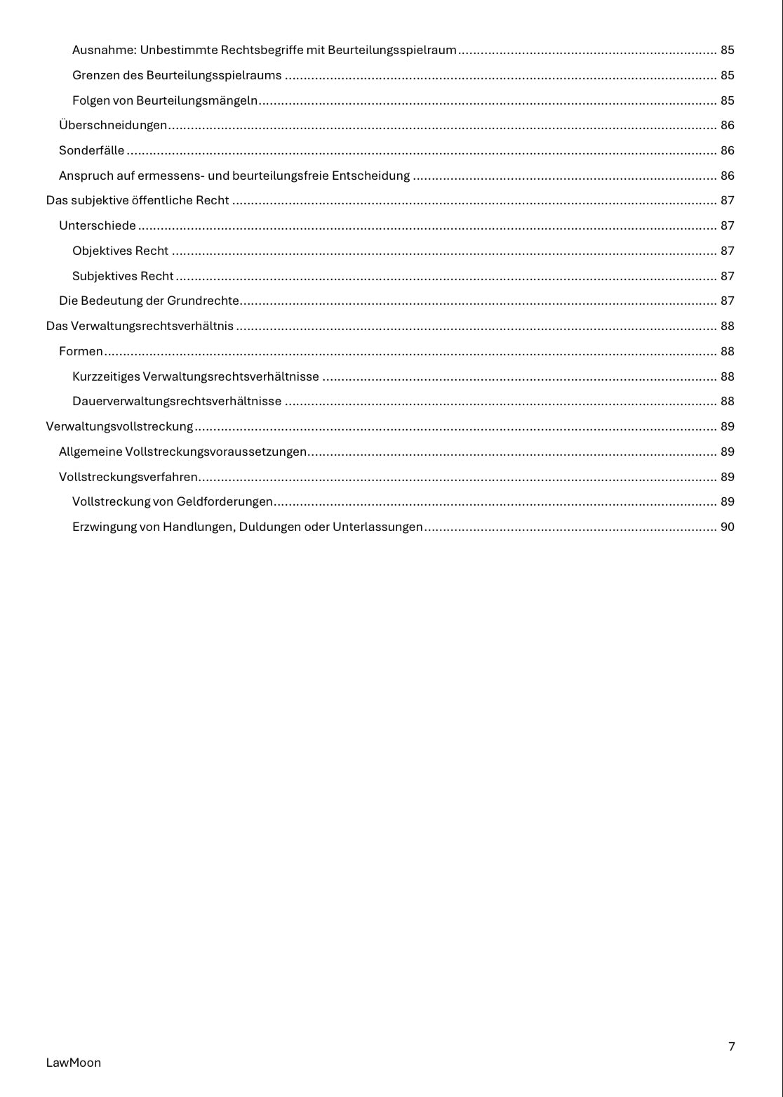 Verwaltungsrecht AT Skript, Student, Jurastudent, Jura